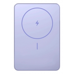 Xiaomi Super Slim Magnetic Power Bank 5000 Ličio-jonų (Li-Ion) 5000 mAh Belaidis įkrovimas Violetinė