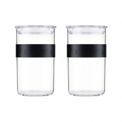 Bodum Presso Sylinteri Muovi Musta, Läpinäkyvä