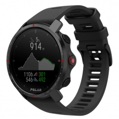 Polar Grit X Pro Titan 3,05 cm (1.2") MIP 47 mm Digitaalinen 240 x 240 pikseliä Kosketusnäyttö Musta GPS (satelliitti)