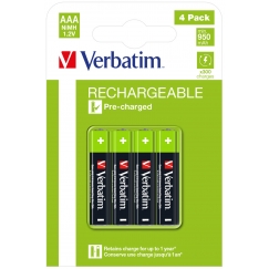 Verbatim 49514 household battery Rechargeable battery AAA Nickel-Metal Hydride (NiMH)
