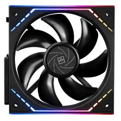 Thermalright TL-M12QR система охлаждения компьютера Корпус компьютера Вентилятор 12 cm Черный 1 шт