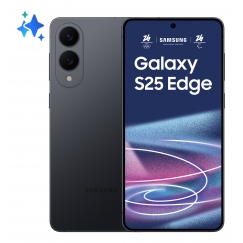 Samsung Galaxy S25 Edge 17 cm (6.7") Kaksik-SIM Android 15 5G USB tüüp-C 12 GB 256 GB 3900 mAh Must