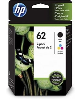 HP 62 2-pack Black/Tri-color