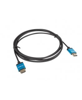 Lanberg CA-HDMI-22CU-0018-BK HDMI-kaapeli 1,8 m HDMI-tyyppi A (vakio) Musta, Sininen