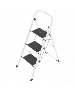 Folding step bench K40 BasicLine | steel | 3 steps, safety handl